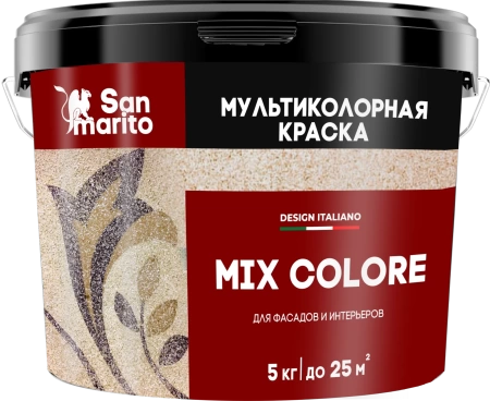 Mix Colore (San Marito), декоративная мультиколорная краска