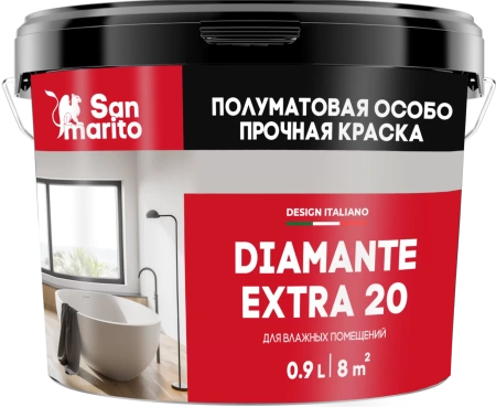 Diamante Extra 20 (San Marito), база С, краска для стен и потолков